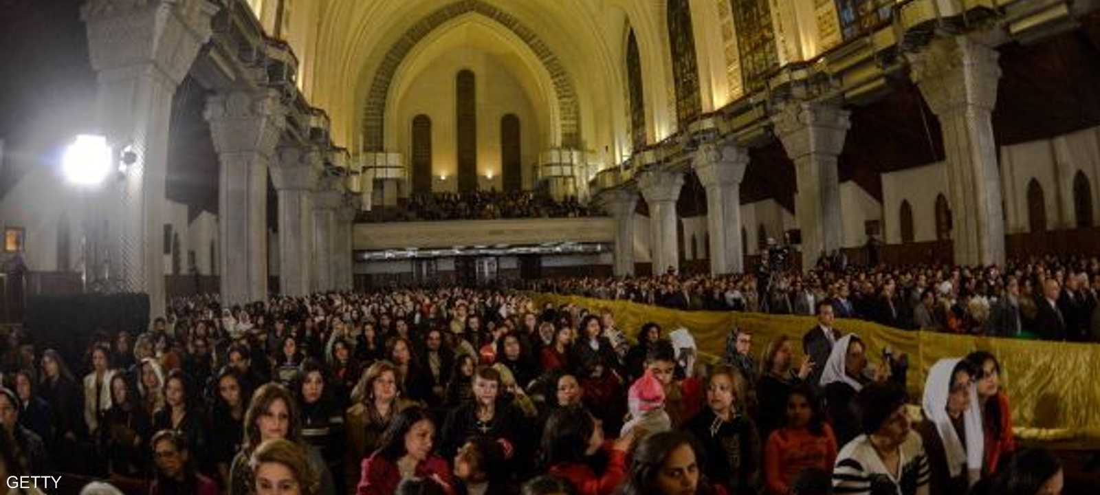 قداس لأقباط مصر في الكاتدرائية - أرشيفية