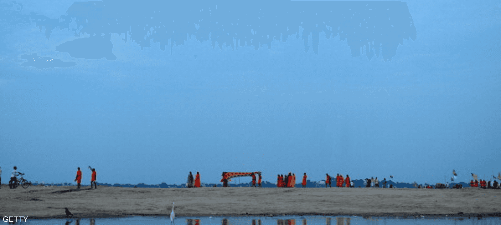 جانب من نهر الجانج