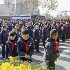 تلاميذ مدرسة ابتدائية في الصين