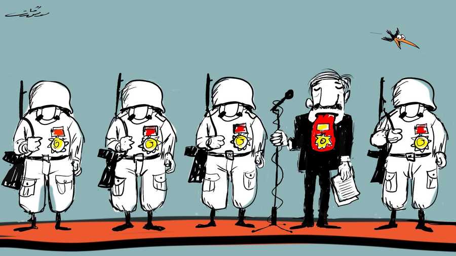 كاريكاتير موفق قات 