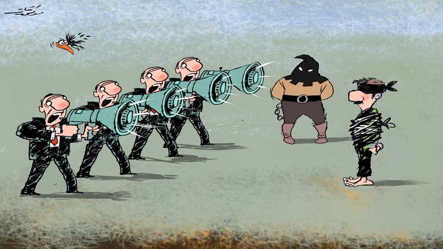 كاريكاتير موفق قات 