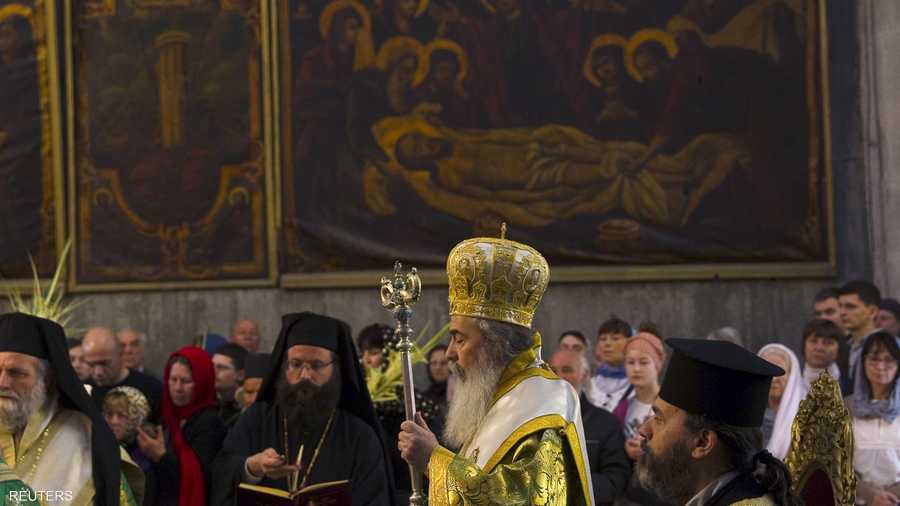 احتفالات في البطريركية الأرثوذكسية اليونانية في القدس