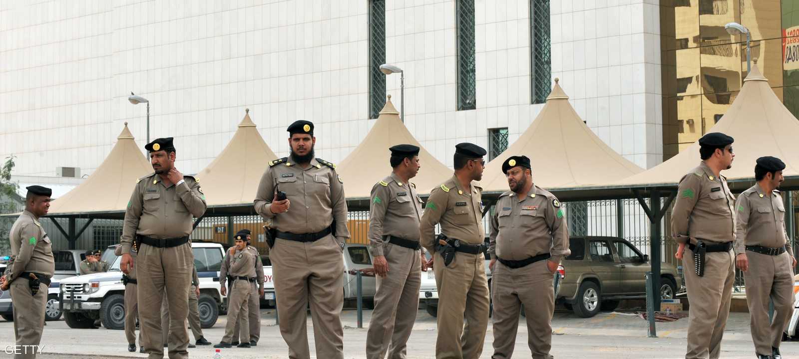 مجموعة من رجال الشرطة السعوديين في الرياض (أرشيفية)
