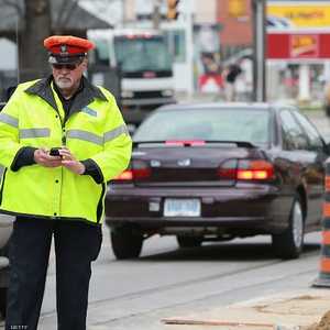 صورة أرشيفية لضابط شرطة كندي