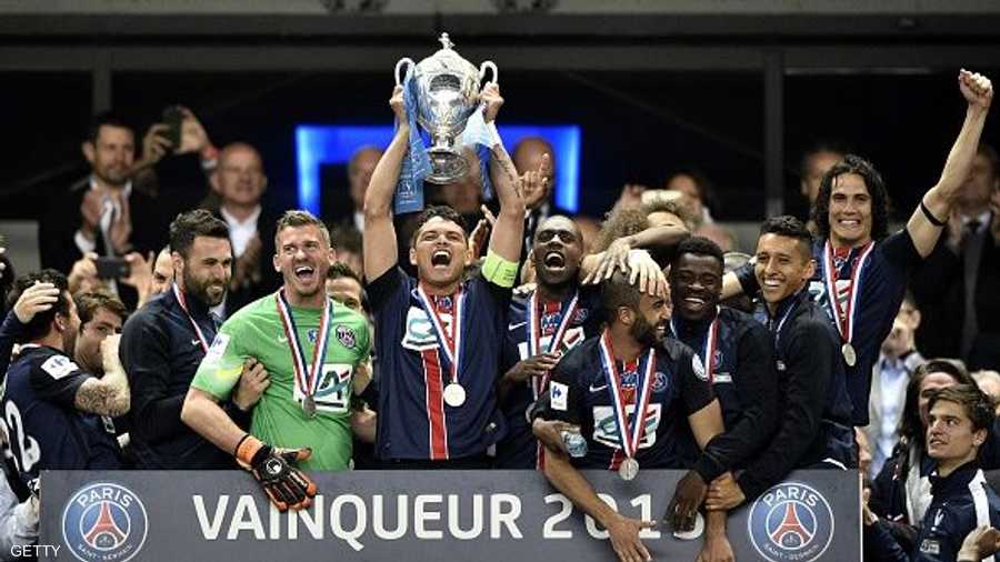 وفي فرنسا، أحرز فريق باريس سان جيرمان الثلاثية، بفوزه أخيرا ببطولة كأس فرنسا، بعد أن فاز بالدوري وكأس الرابطة