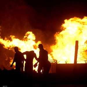 من تفجير سابق استهدف انابيب الغاز قرب العريش في سيناء - أرشيفية