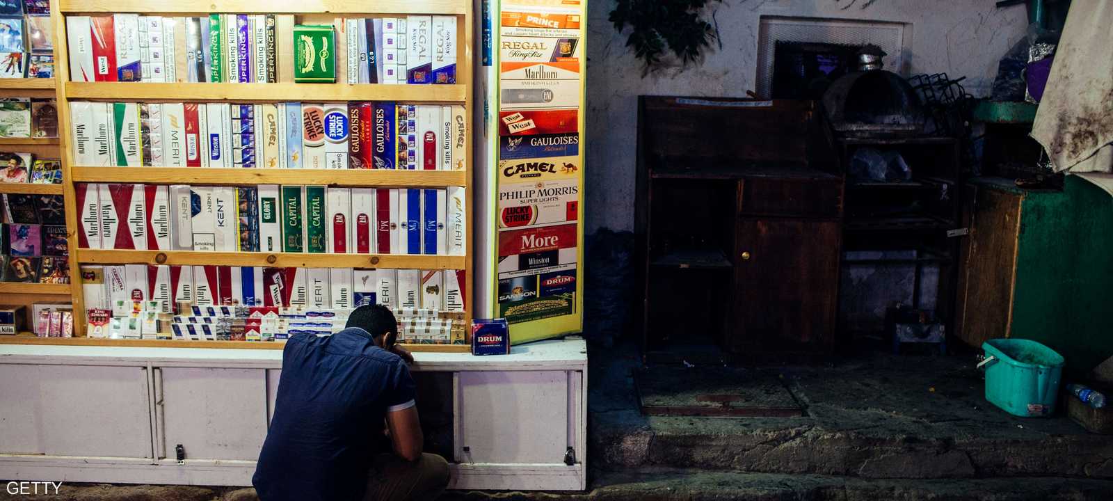 كشك لبيع السجائر في مصر (أرشيفية)