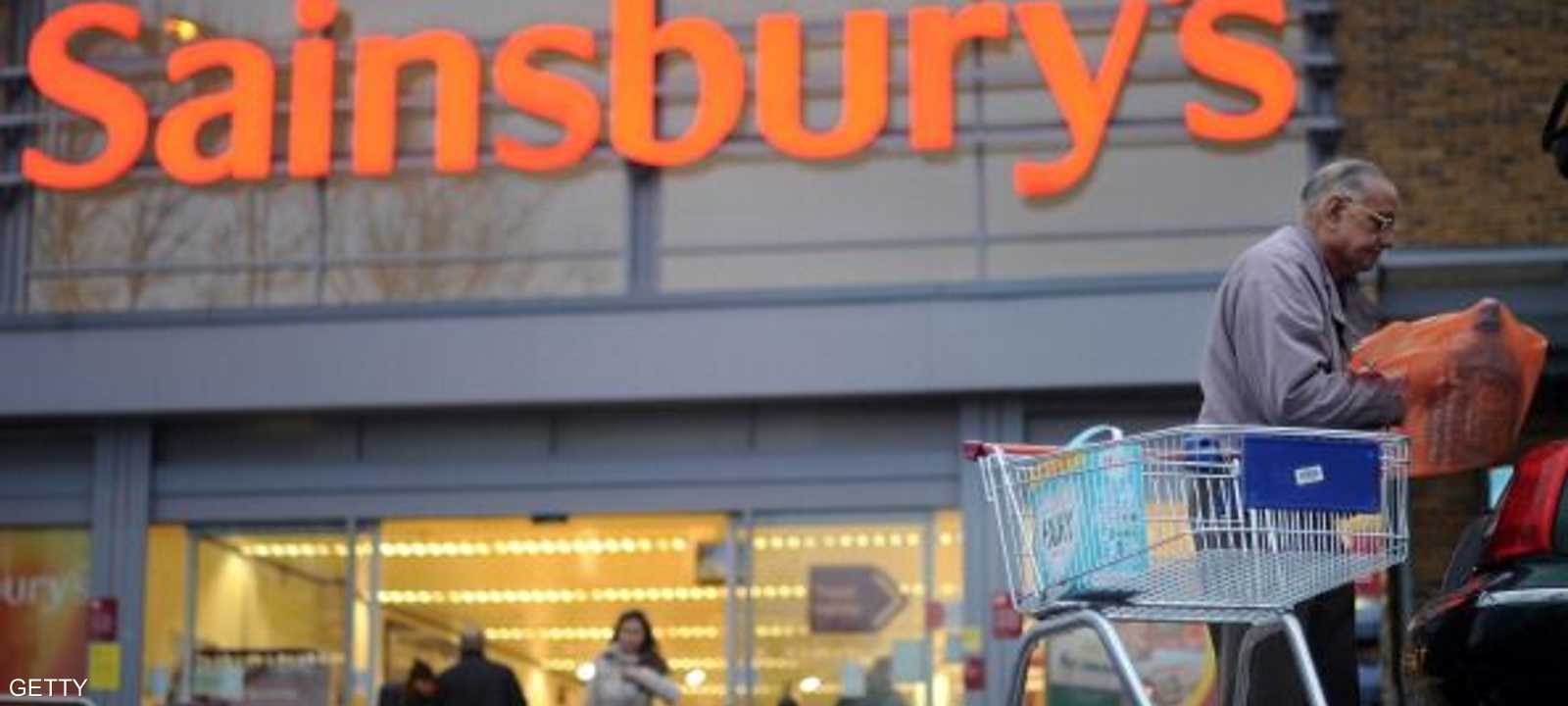 أحد متاجر سينسبري في لندن 