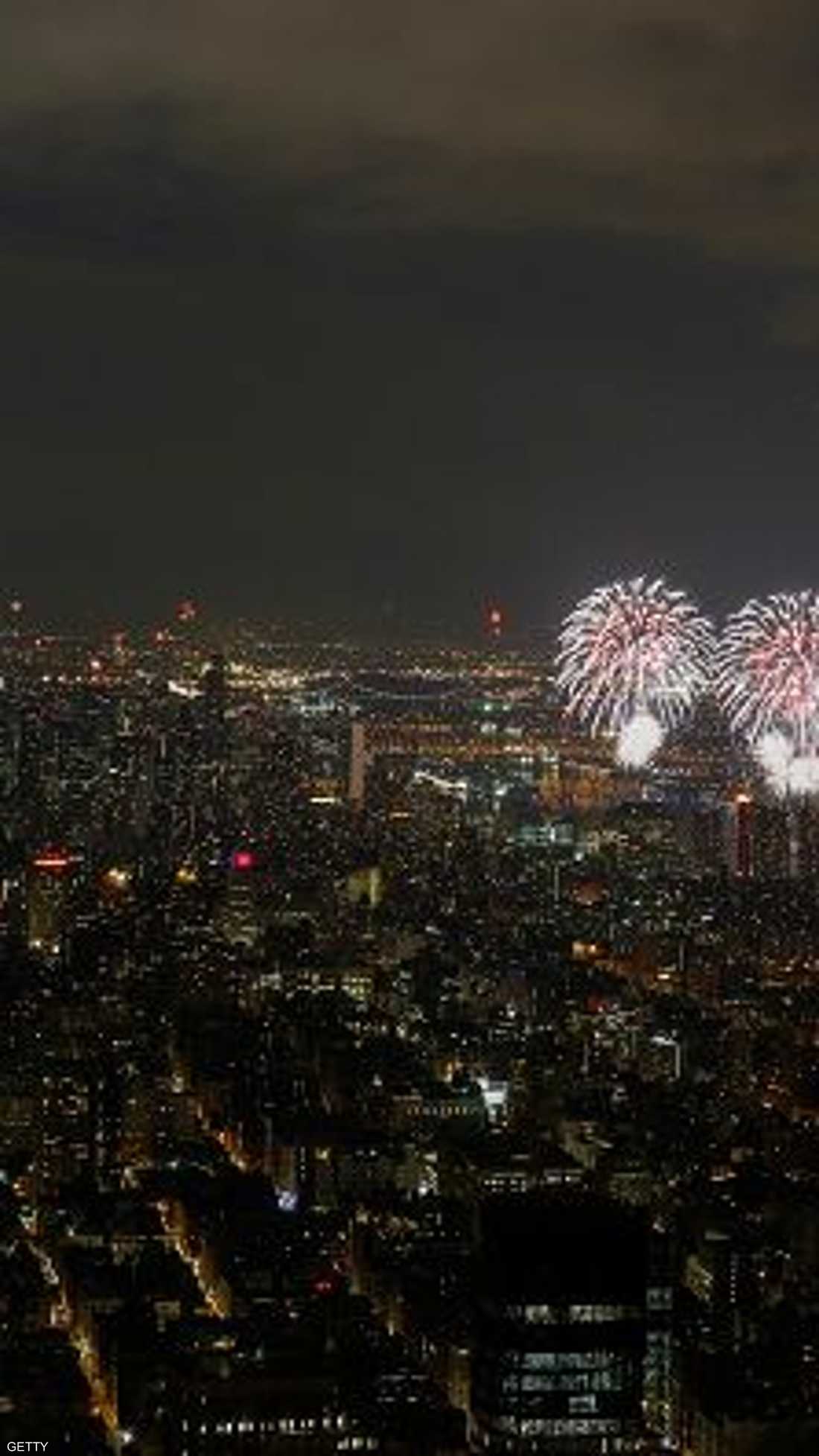 ألعاب نارية في سماء نيويورك احتفالا بذكرى عيد الاستقلال