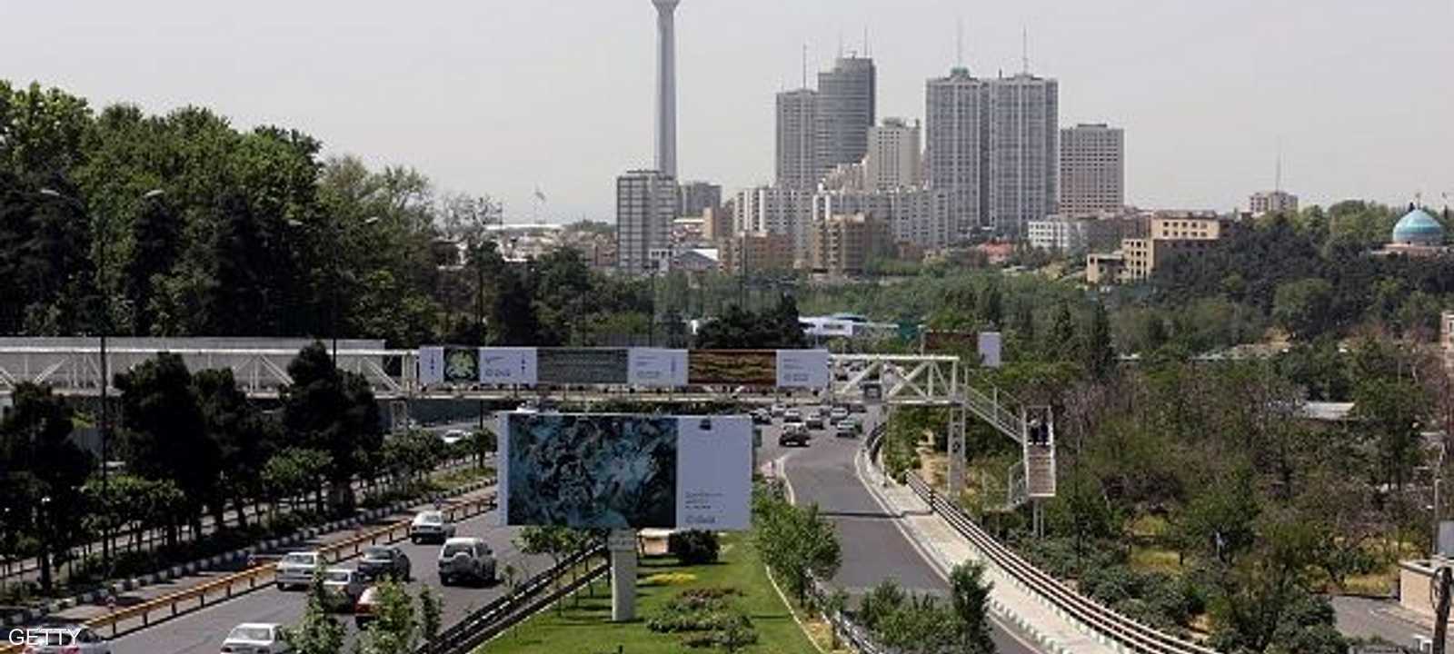 مشهد عام من العاصمة الإيرانية طهران - أرشيفية