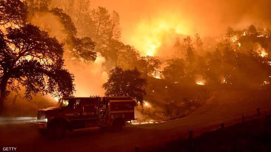 الحريق شرد الآلاف 