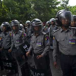 عناصر من قوات الأمن في ميانمار. أرشيفية