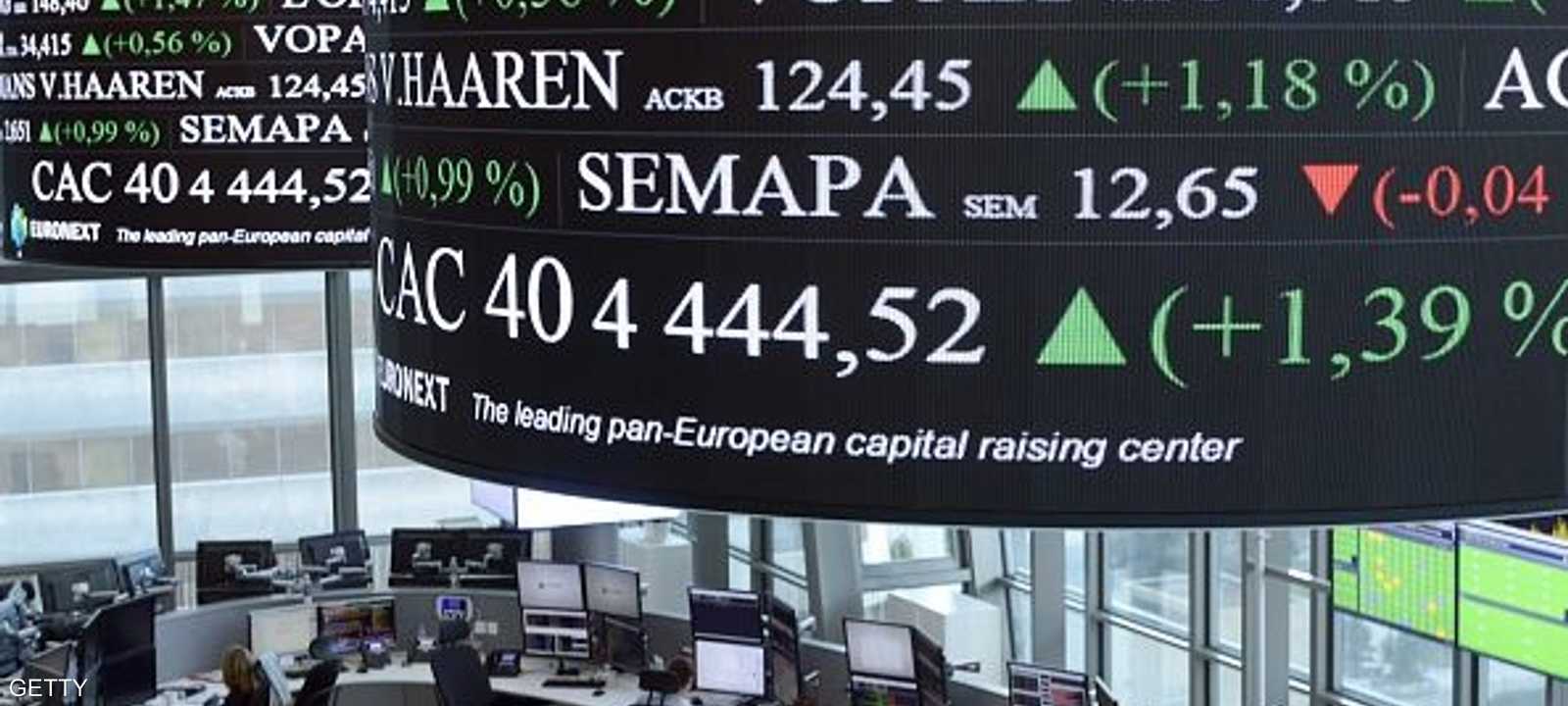 ارتفاع الأسهم الأوروبية للجلسة الثانية