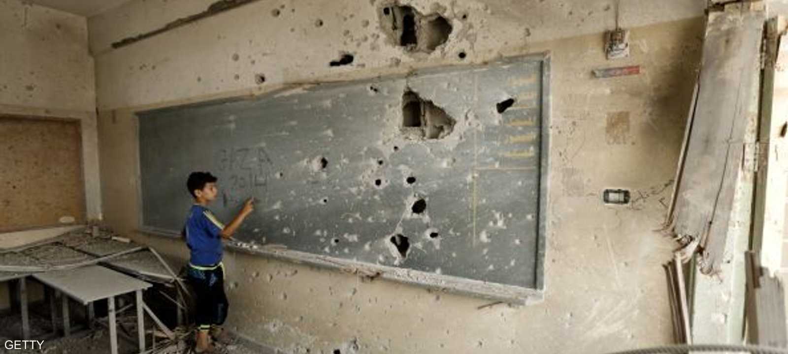تقول اليونيسيف إن الهجمات على المدارس أحد الأسباب الرئيسية التي تمنع تعليم الأطفال العرب- أرشيفية