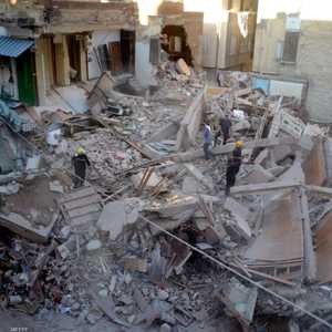 انهيار عقار في مصر - أرشيفية