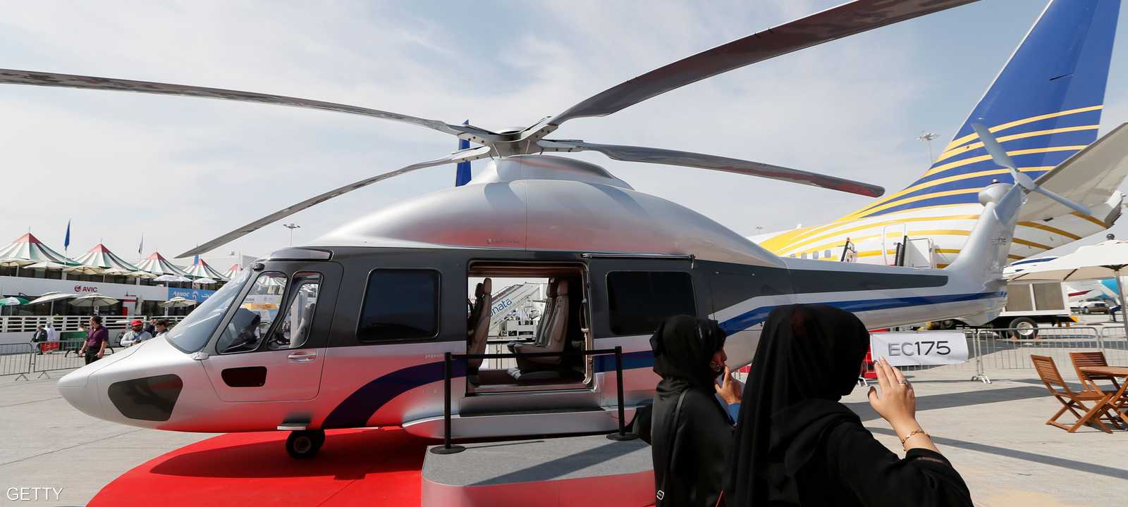 أكثر من 1100 شركة تشارك في معرض دبي للطيران