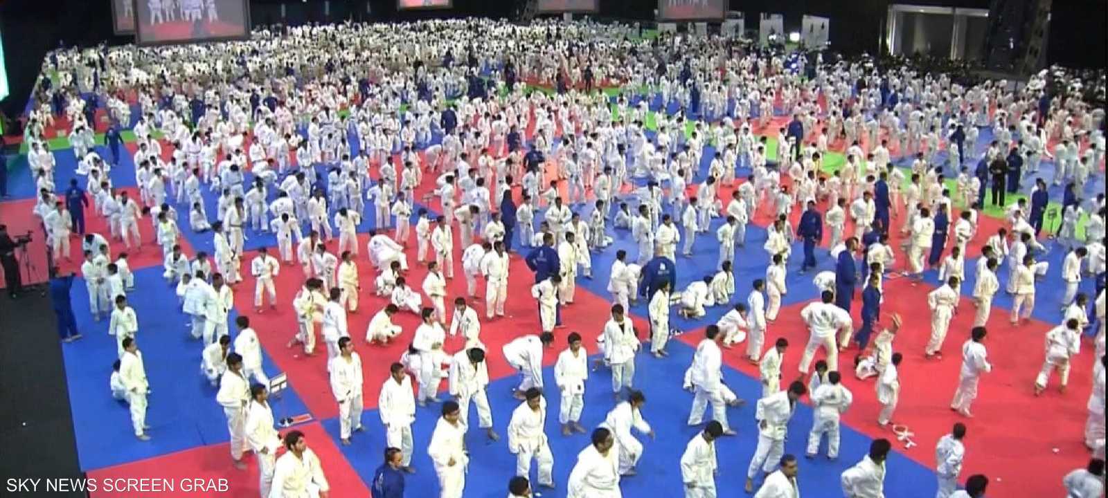 أبوظبي تشهد أكبر حصة تدريبية في تاريخ الجوجيتسو