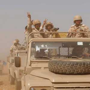 قوات سعودية على الحدود مع اليمن