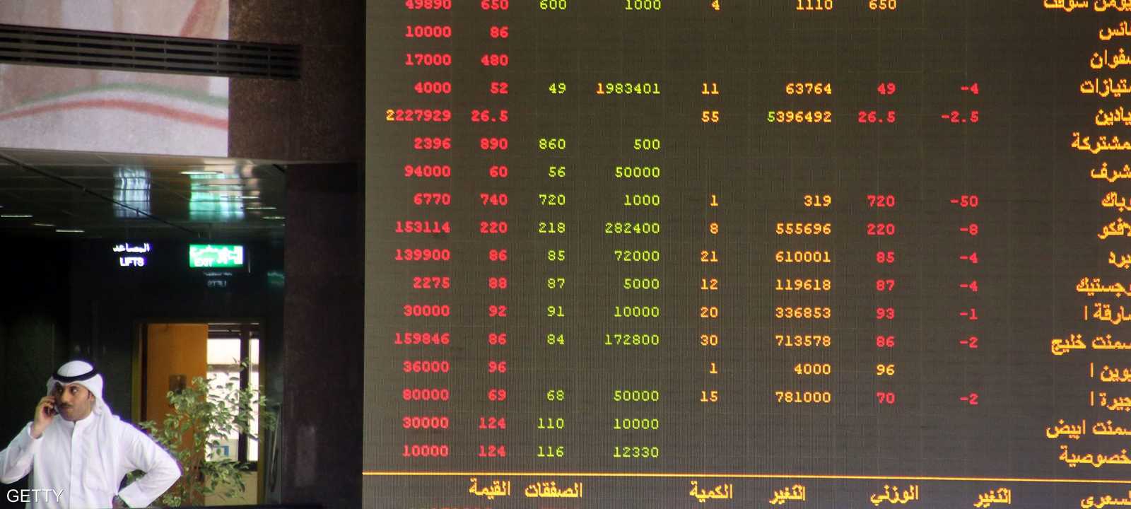 صورة أرشيفية من بورصة الكويت