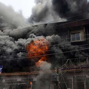 شاهد عيان شاهد الجثث وقد صارت متفحمة