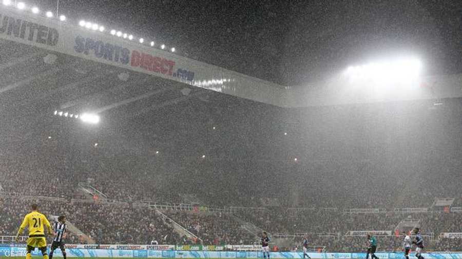 من مباراة أستون فيلا ونيوكاسل يونايتد