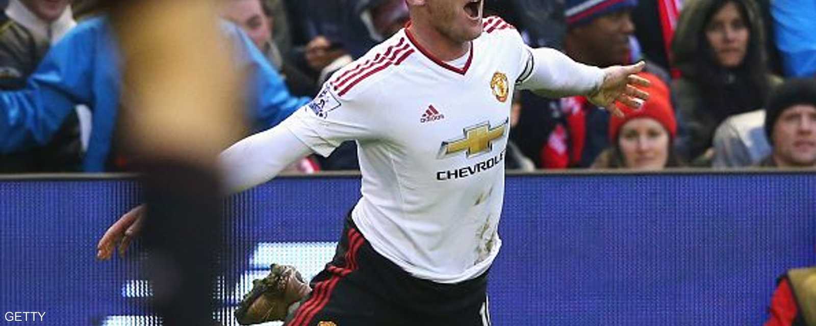 روني رفع رصيده من الأهداف بالدوري إلى 176 هدفا، وهو أكثر مما سجله أي لاعب اخر مع فريق واحد