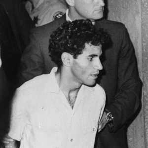 سرحان بشارة سرحان بعد القبض عليه إثر مقتل كينيدي