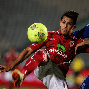 مهاجم فريق الأهلي المصري عمرو جمال