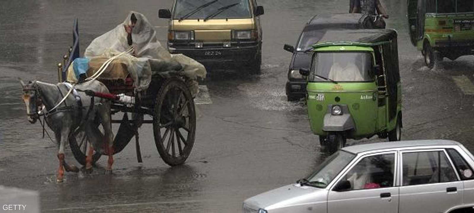 أرشيفية لأمطار في باكستان