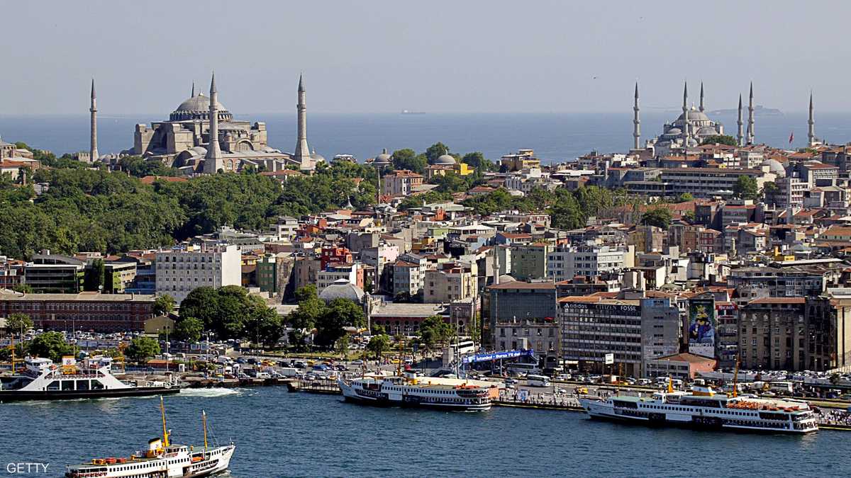 منظر عام لأماكن تاريخية في إسطنبول