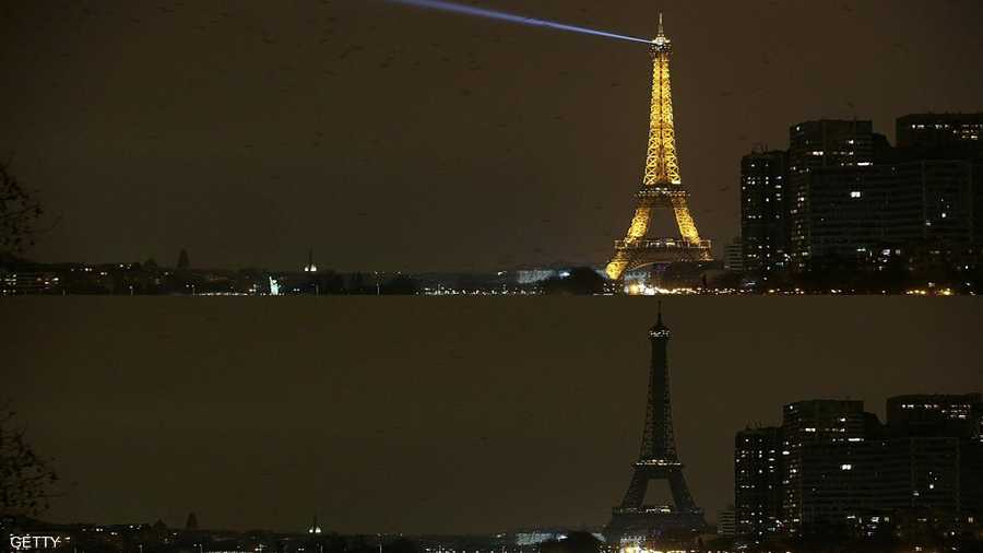 باريس.. مدينة الأضواء تتحول إلى ظلام دامس