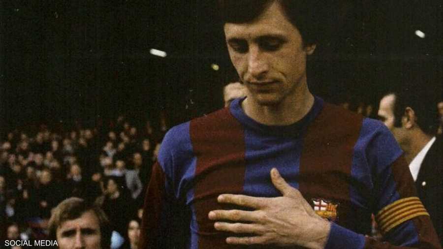 سجل كرويف 48 هدفا أثناء لعبه في فريق برشلونة بين عامي 1973-1978