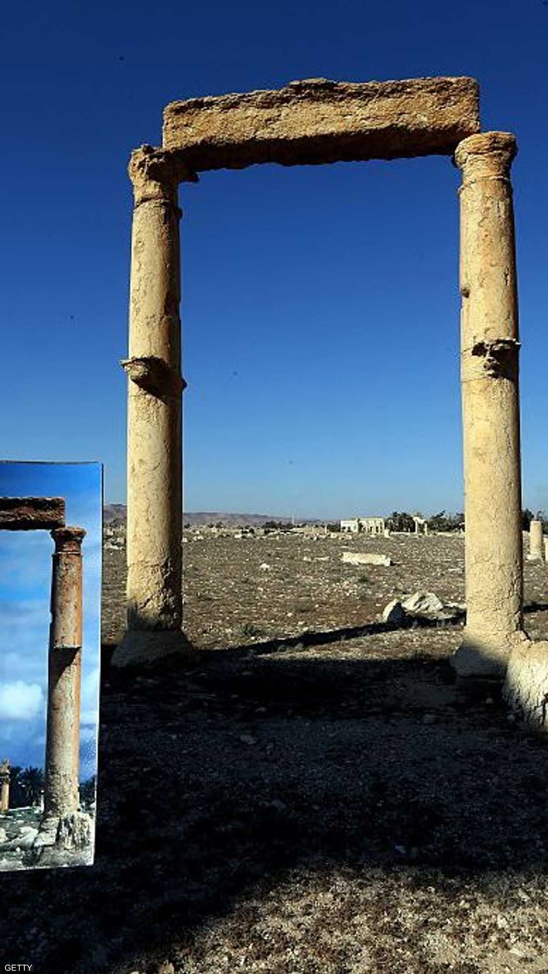 دمر داعش معبد بعل شمين في أغسطس 2015