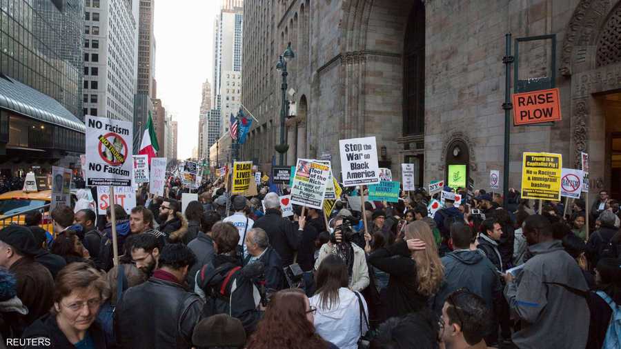 تستبق هذه التظاهرات انتخابات الولاية الأسبوع المقبل