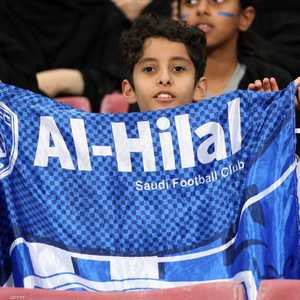 أرشيفية لأحد مشجعي نادي الهلال السعودي