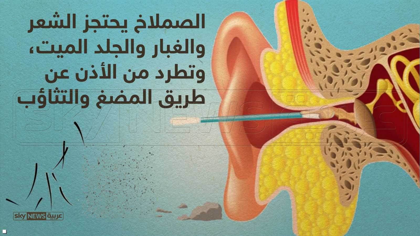 ينظف الأذن من الغبار