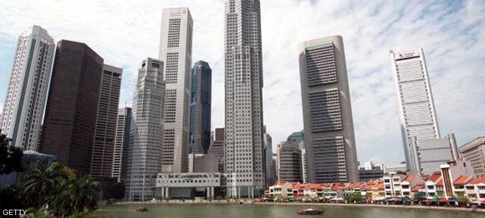 صورة أرشيفية للحي المالي في سنغافورة
