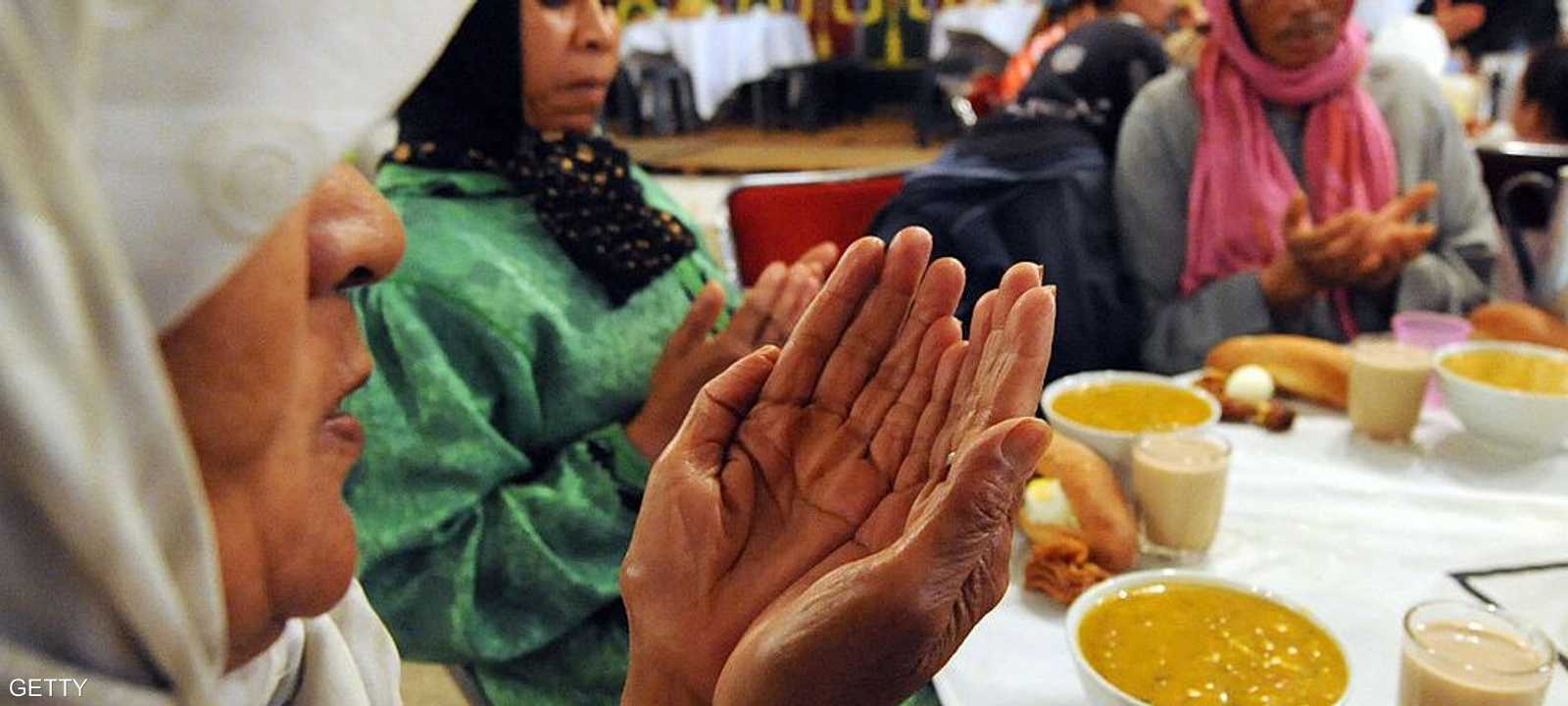 مائدة إفطار للمحتاجين في المغرب