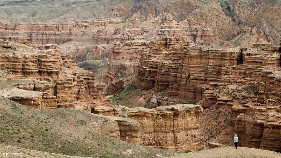 تحتوي الحديقة على جبال بركانية