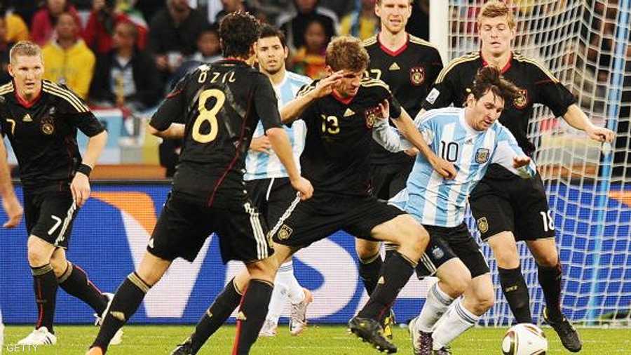 أمام ألمانيا في مونديال 2010.. حين خسر منتخب التانغو برباعية