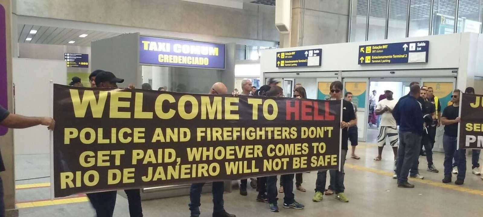 الشرطة البرازيلية ترحب بالسائحين في الجحيم