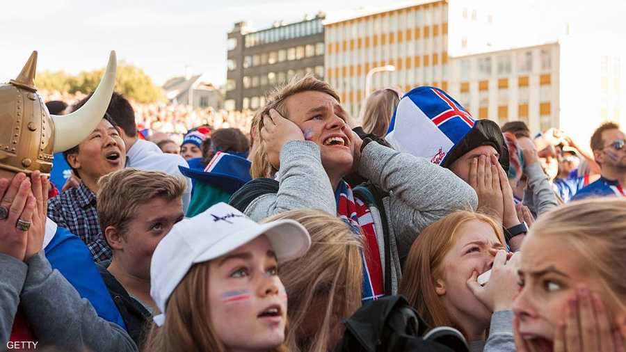 صدمة الأيسلنديين بعد الإقصاء من منافسات بطولة أمم أوروبا