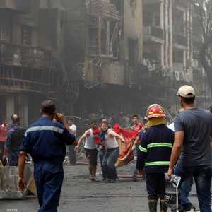 جانب من الدمار الذي خلفه تفجير الكرادة عام 2016