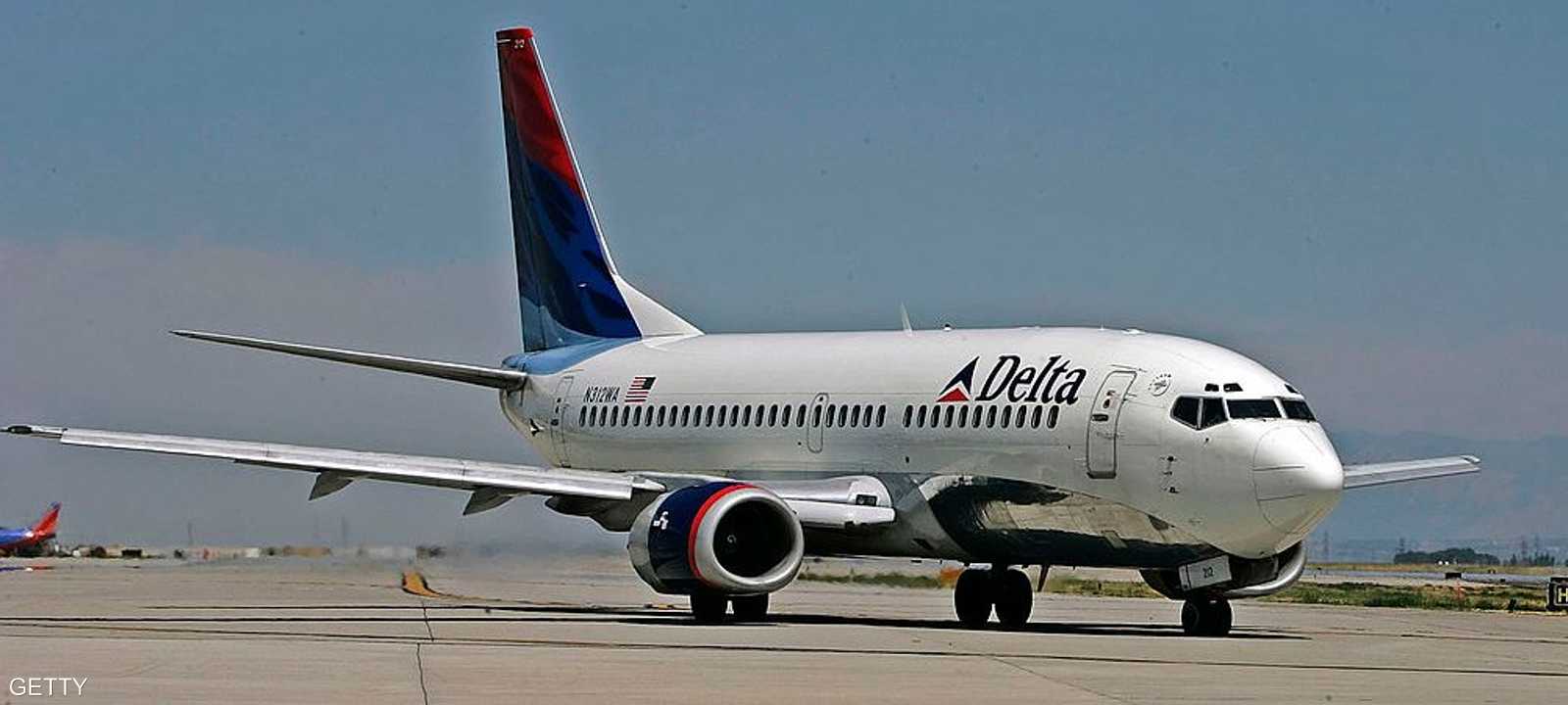 طائرة تابعة لشركة دلتا الأميركية للطيران