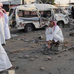 بين الحين والآخر تسقط مقذوفات من الأراضي اليمنية على نجران