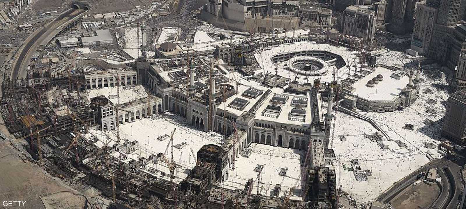 أعمال التوسعة في الحرم المكي مستمرة على قدم وساق
