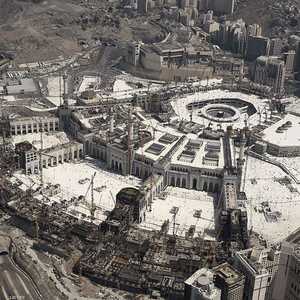 أعمال التوسعة في الحرم المكي مستمرة على قدم وساق