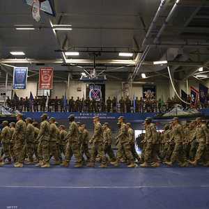 جنود أميركيون عقب انتهاء فترة خدمتهم في العراق