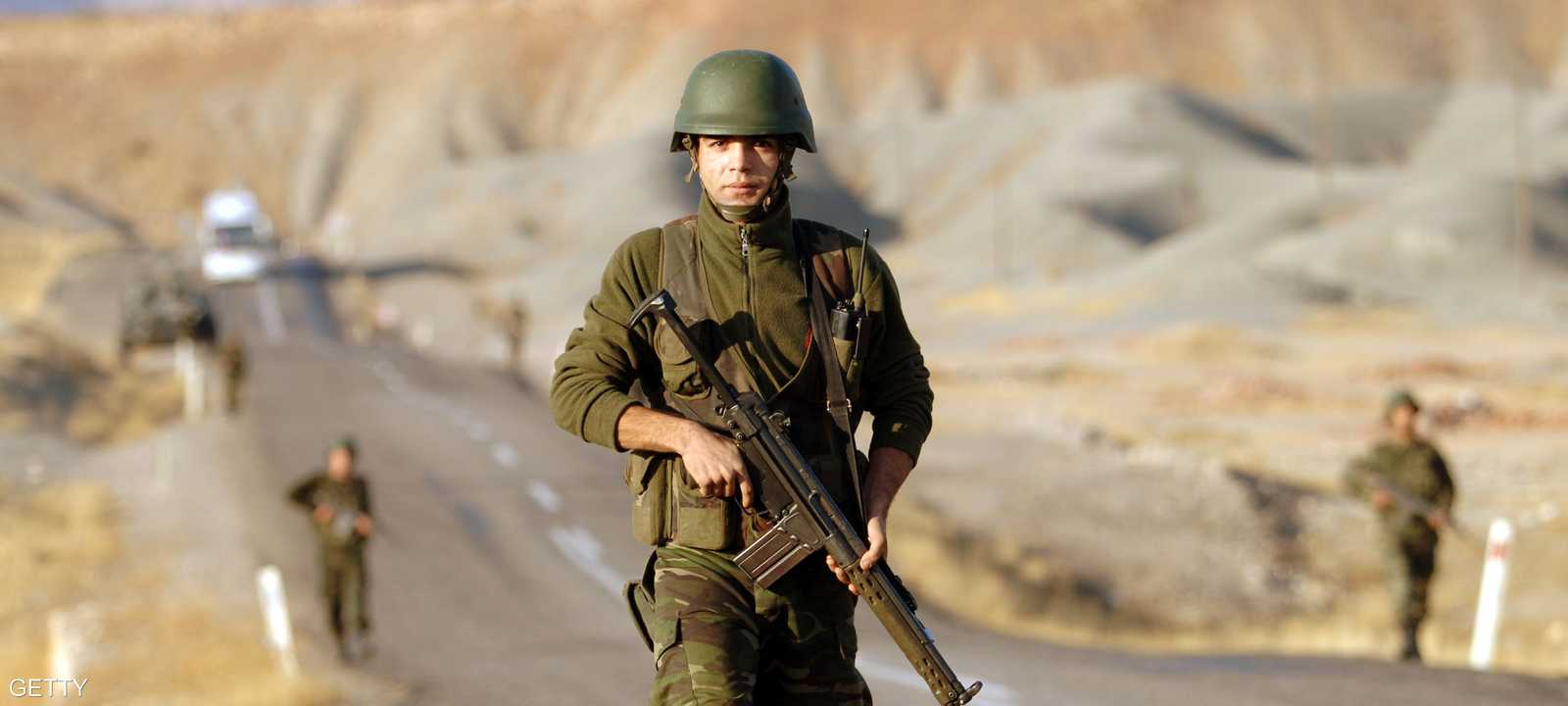 جنود أتراك قرب الحدود التركية العراقية - أرشيف