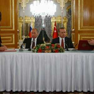 بوتن وأردوغن حضرا حفل التوقيع